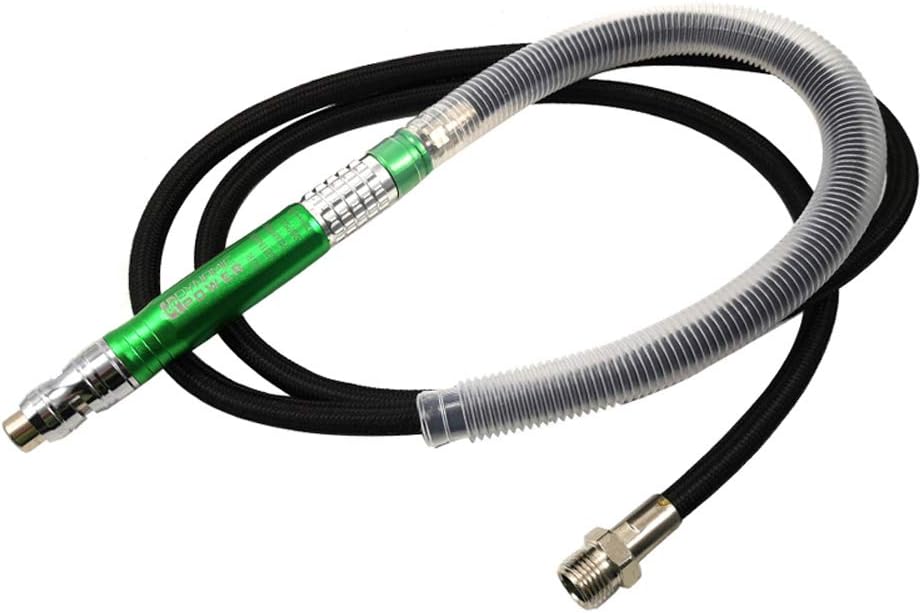 DYNAMIC POWER Precision – Amoladora de troquel Air Micro de 18 pulgadas con piezas adicionales, perfecta para trabajos de detalle y acabados lisos.