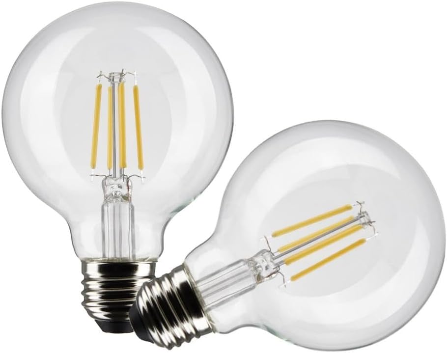 Satco 20561-6G25LEDCL930120V2PK Globo (S21246) G25 Globe Bombilla LED