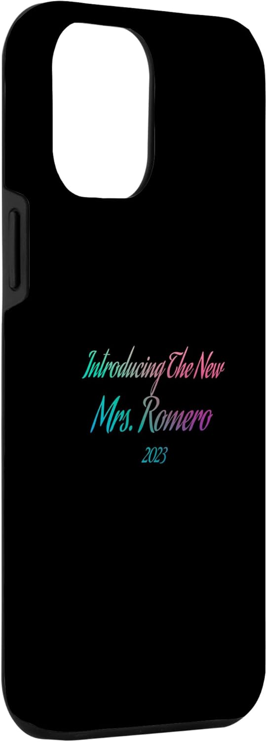 iPhone 14 Plus Introducing the new Mrs ROMERO 2023 wedding engagement Case