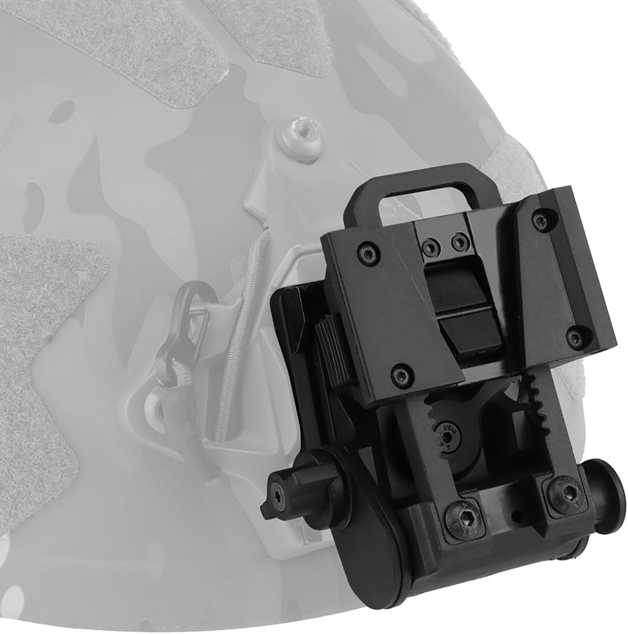 Airsoft L4G24 – Soporte para casco de nailon militar ajustable NVG para PVS15 PVS18 GPNVG18