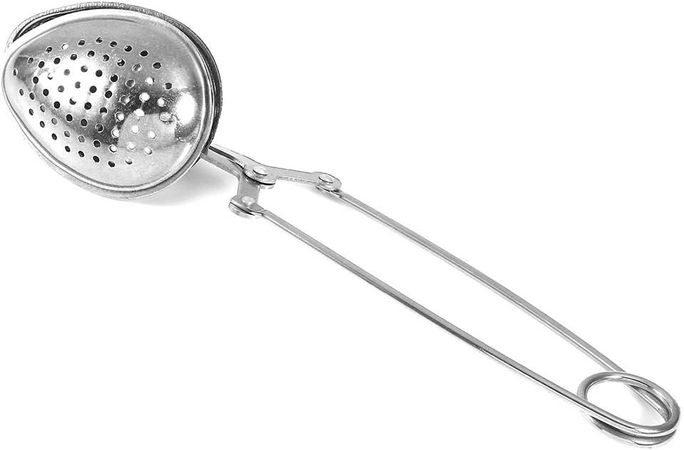 Colador de té, filtro infusor de acero inoxidable en forma de bola, filtro para tés de hojas sueltas, pellizcador de gotas de agua