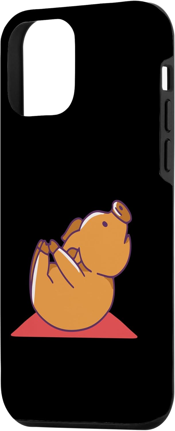 iPhone 12 mini pig yoga pose funny Case