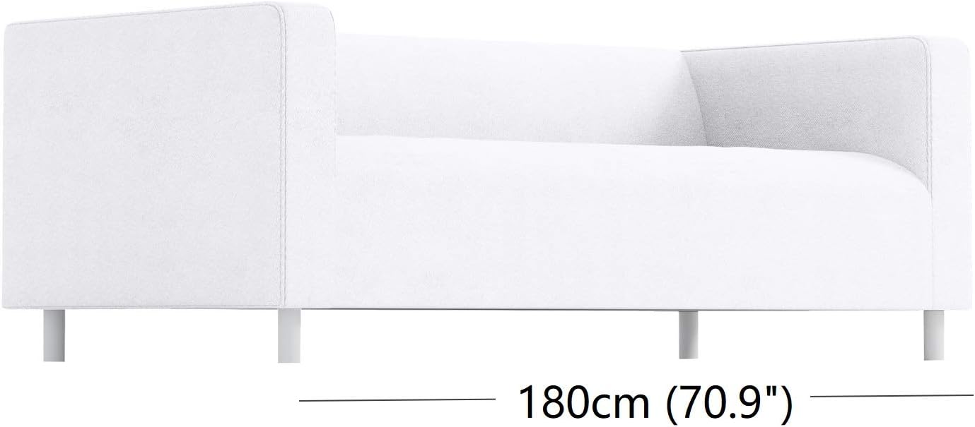 La funda de repuesto para sofá biplaza Klippan es compatible por encargo para la funda de sofá biplaza IKEA Klippan, un reemplazo de funda de sofá.
