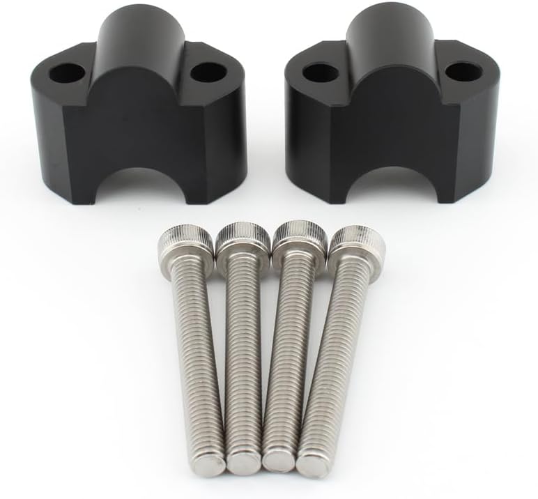 MIP Par Manillar Elevador Manillar Barra Elevador Abrazadera Respaldos Adaptadores de altura para Kawasaki Versys 650 KLE650 2013-2021