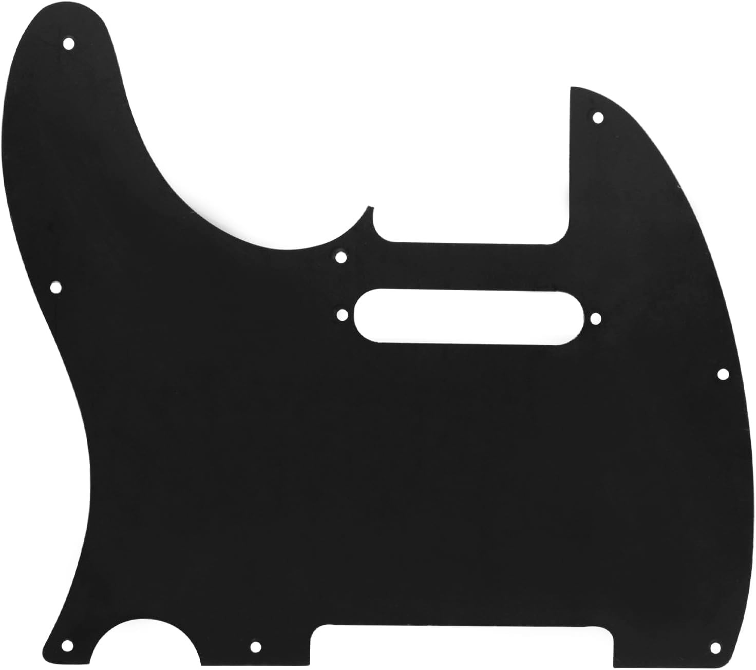 SAPHUE TL Pickguard – Agujero de recogida de bobina individual de 3 capas, agujero de 8 tornillos, placa de rascar para guitarras eléctricas estilo