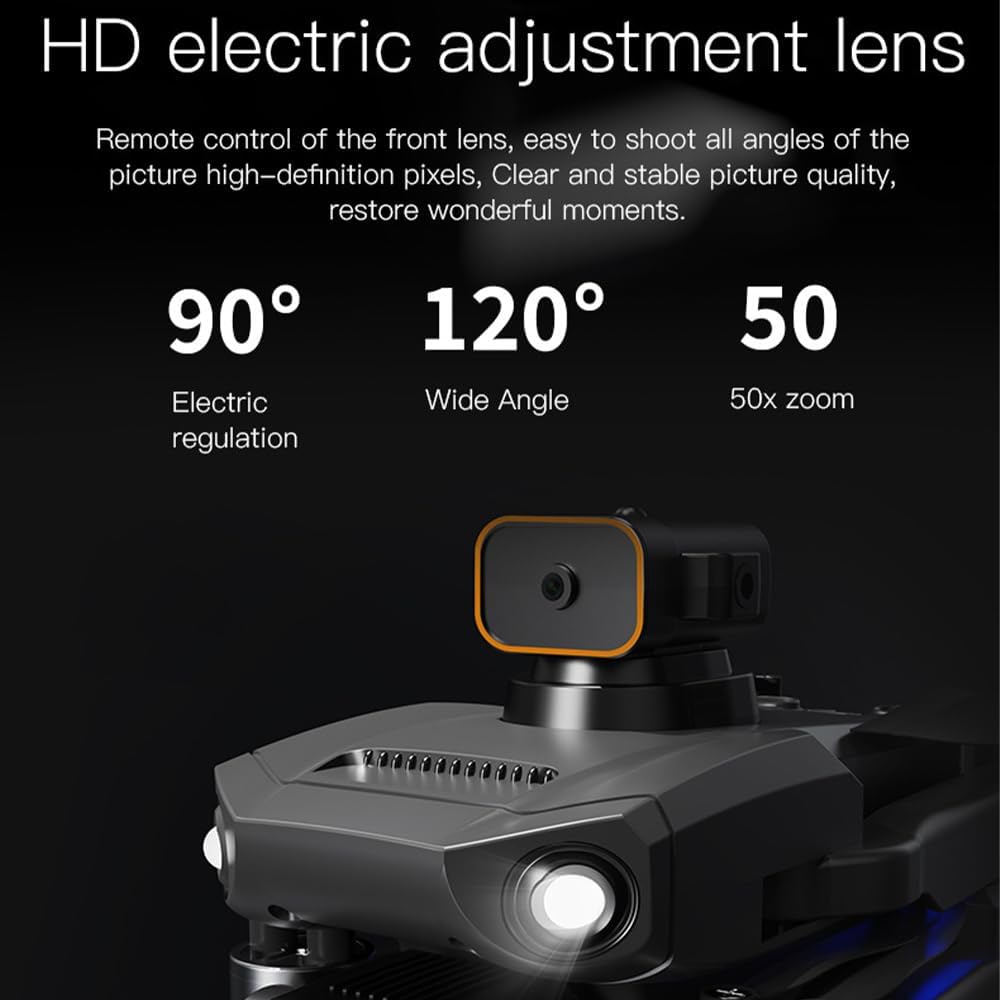 CLLOOM Mini dron con cámara P8pro Dual HD FPV Control remoto con retención de altitud, modo sin cabeza, ajuste de velocidad de inicio, juguetes de