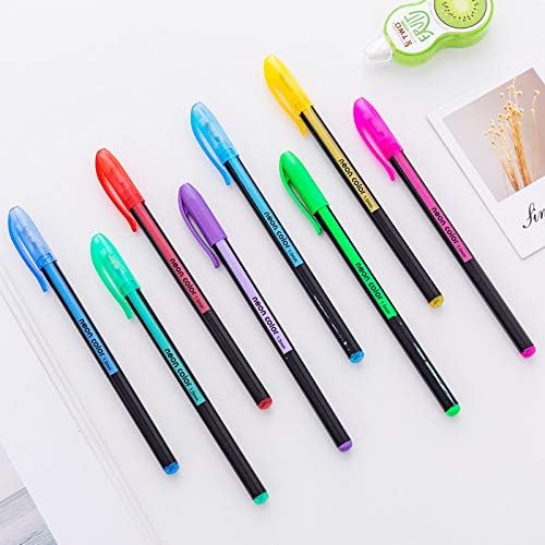 12 Colores Diario Plan Pluma Color Flash Destello Pastel Especial Pen Set