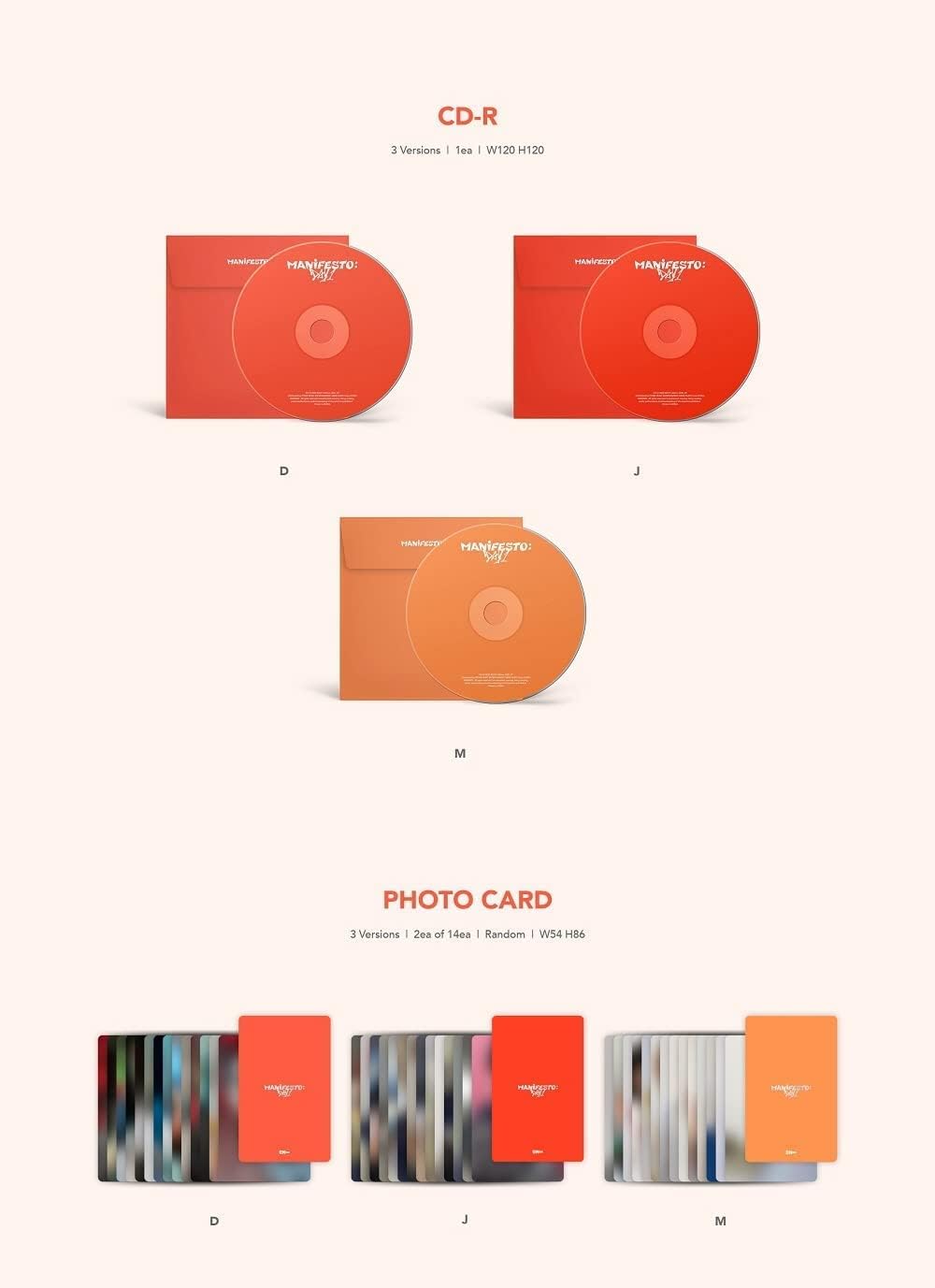 Manifiesto ENHYPEN 2 regalos Día 1 (ver al azar) CD+póster plegable en el paquete+tarjeta fotográfica adicional+máscara de ídolo KPOP