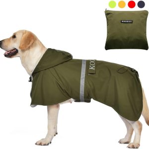 Impermeable para perros grandes para mascotas, poncho impermeable para perros medianos y grandes, chaqueta de ropa (2XL, verde) Impermeable para perros grandes para mascotas, poncho impermeable para perros medianos y grandes, chaqueta de ropa (2XL, verde)