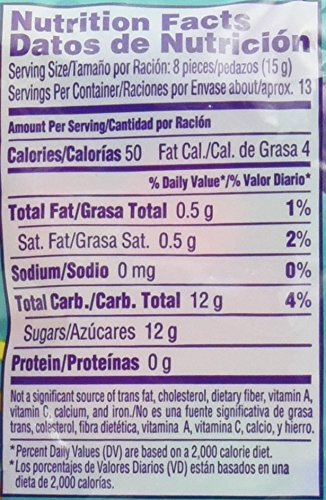 Wonka Chewy Spree – Caramelos con sabor a frutas, sin sabores artificiales, bolsa resellable de 7 onzas (paquete de 3)