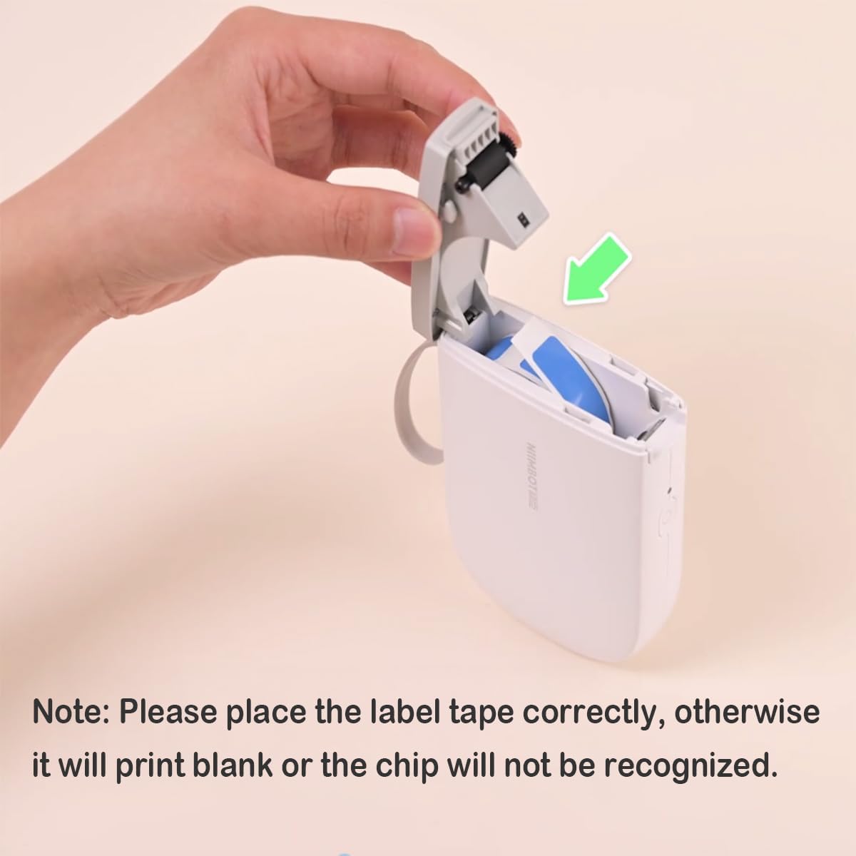 Cinta de etiquetas de impresora modelo D11D110D101, (3 rollos, 0.59 “x 1.18″15×30 mm) Papel de impresión de etiquetas adaptado, reemplazo de cinta