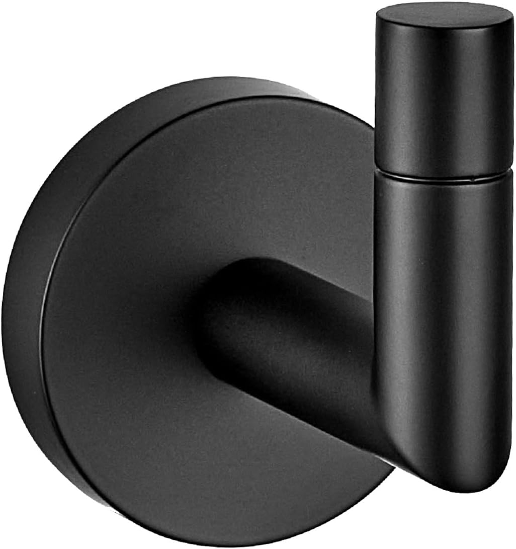 Design House Graz – Soporte para papel higiénico, color negro mate