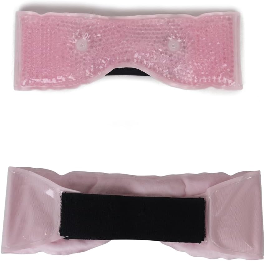 FOMI Care – Bolsa de hielo para mandíbula y frente fría y caliente  Envoltura de perlas de gel flexible para ATM, muelas del juicio, cirugía oral y