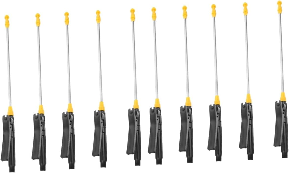 YARNOW 10 piezas de manguera de pluma de pulverización, rociador telescópico, rociador de cabeza de rociador, rociador de varilla telescópica,