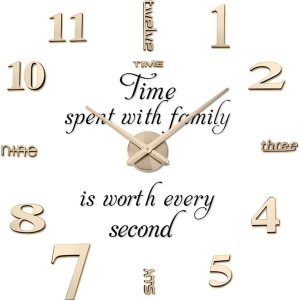 Reloj de pared grande 3D sin marco, con adhesivo de superficie de espejo, creativo y minimalista, sin marco, fácil de pegar, para el hogar, sala de Reloj de pared grande 3D sin marco, con adhesivo de superficie de espejo, creativo y minimalista, sin marco, fácil de pegar, para el hogar, sala de