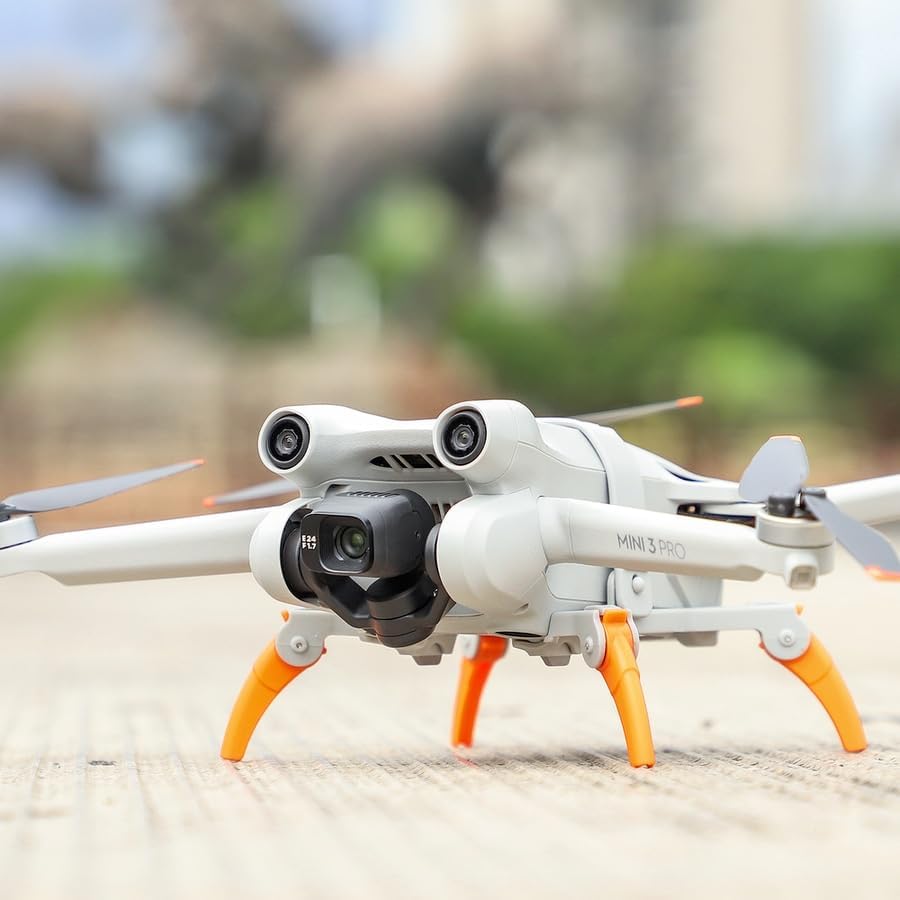 XNasu Protector de hélice para tren de aterrizaje para dron, estabilizador de hélice, cubierta de lente, protector de alas para DJI Mini 3 Pro Drone
