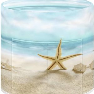 Cubierta antipolvo compatible con olla de 8 cuartos de galón, decoración de electrodomésticos de cocina con estampado de estrellas de mar de playa Cubierta antipolvo compatible con olla de 8 cuartos de galón, decoración de electrodomésticos de cocina con estampado de estrellas de mar de playa