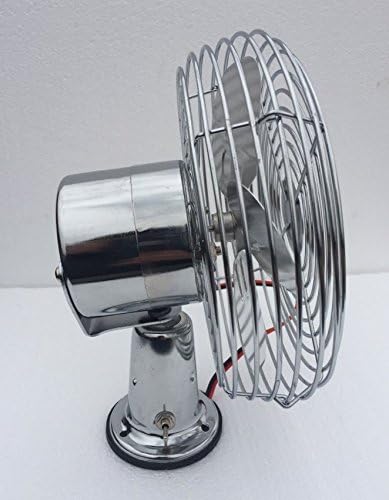 Ventilador de refrigeración para cabina de tractor descongelar cromo 2 velocidades 600 CFM, 12 V