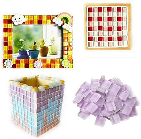 BestTeam – Mosaico de mosaico de material artesanal, micro vidrio, mini-mosaico de bricolaje, pasatiempos, niños, hecho a mano, piedra libre de