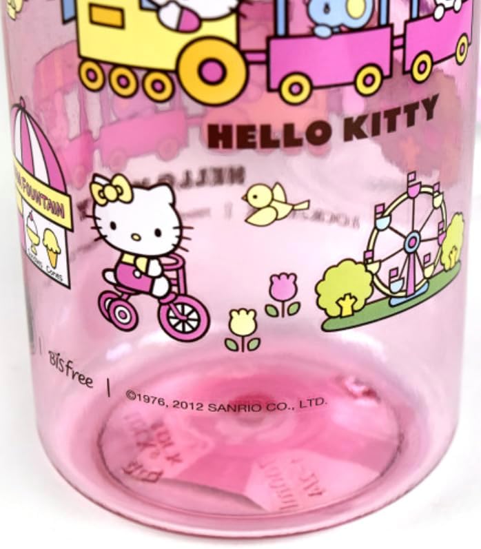 Bandal & Neoul Hello Kitty – Juego de botellas de agua dobles (paquete de 2) – 2 diseños adorables con tapas de bucle para un fácil agarre y