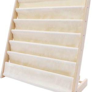 Fetcoi Estantería para niños, organizador de estantería para niños, 6 eslingas para dormitorio, sala de juegos, almacenamiento de juguetes, 29.5 x Fetcoi Estantería para niños, organizador de estantería para niños, 6 eslingas para dormitorio, sala de juegos, almacenamiento de juguetes, 29.5 x