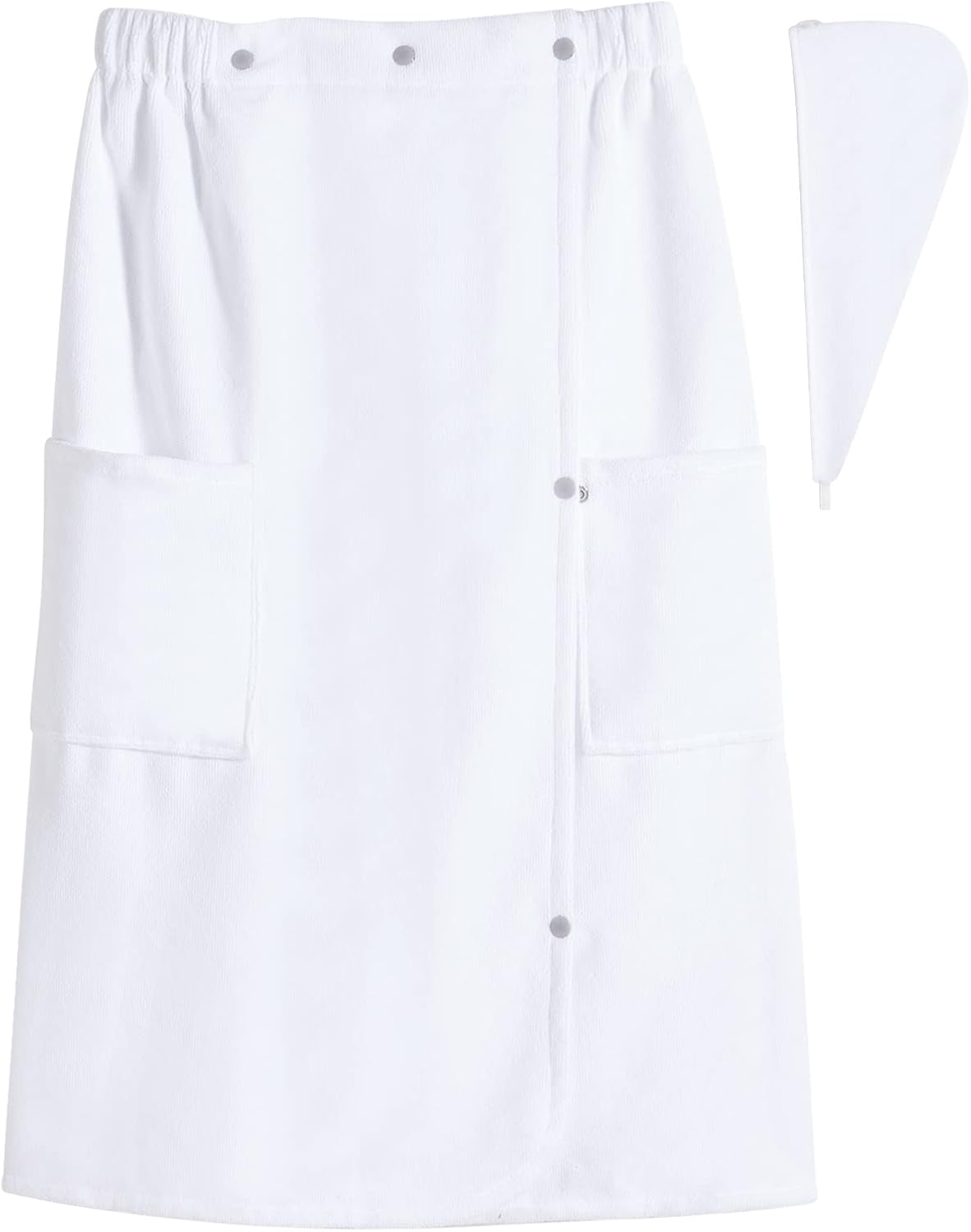 Toalla de baño para mujer, ajustable, ligera, para el cuerpo, bata de spa con toalla para el pelo, S-XX grande