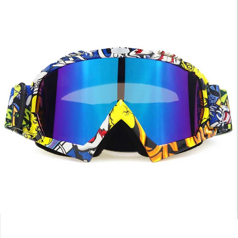 First Choose Gafas de motocross para motocicleta, todoterreno, antiarañazos, a prueba de polvo, flexibles, UV400