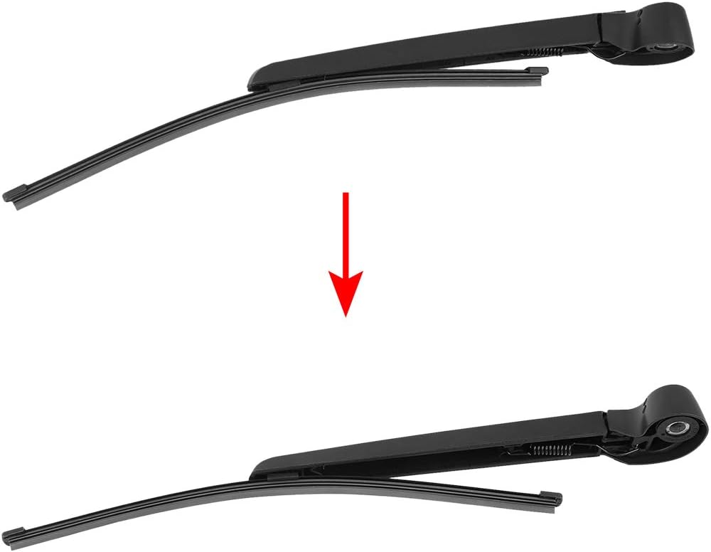 X AUTOHAUX Juego de brazos de limpiaparabrisas trasero de 13.780 in 14 pulgadas para Audi A3 2013 2014 2015 2016 2017