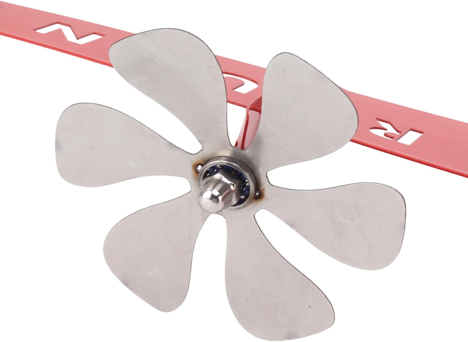 Esculturas de viento, 3D Red Metal Aviones Molino de Viento Spinner para la Decoración al aire libre