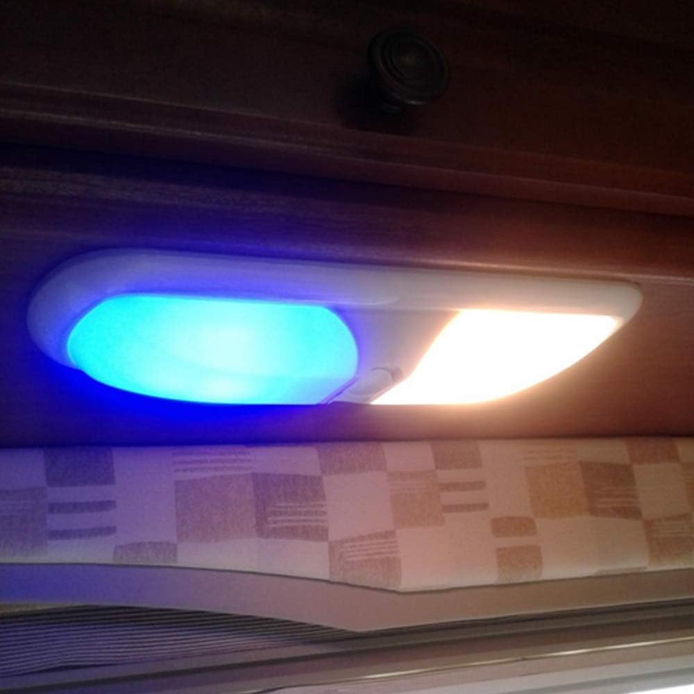 Paquete de 6 bombillas DC12V color azul 1156 BA15S 1141 1073 7506 Bombilla RV Camper SUV MPV Coche LED de repuesto bombilla de señal de giro