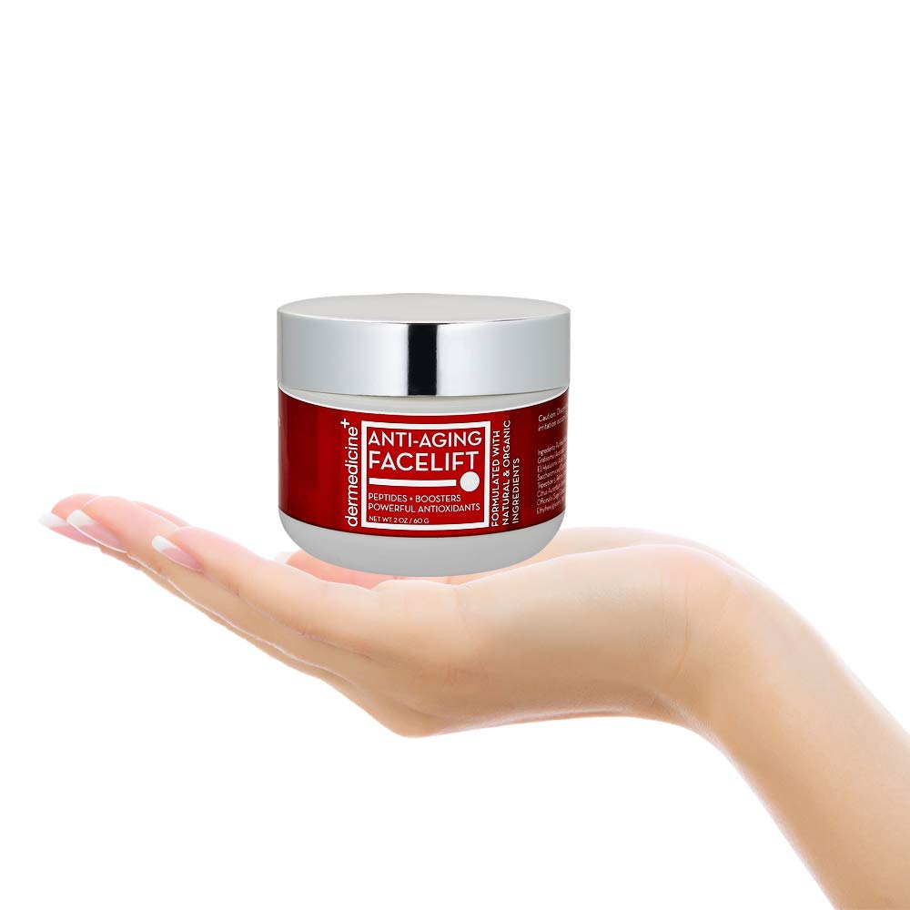 Crema natural antienvejecimiento para estiramiento facial  Crema hidratante definitiva con retinol, péptidos, células madre, ácido hialurónico,