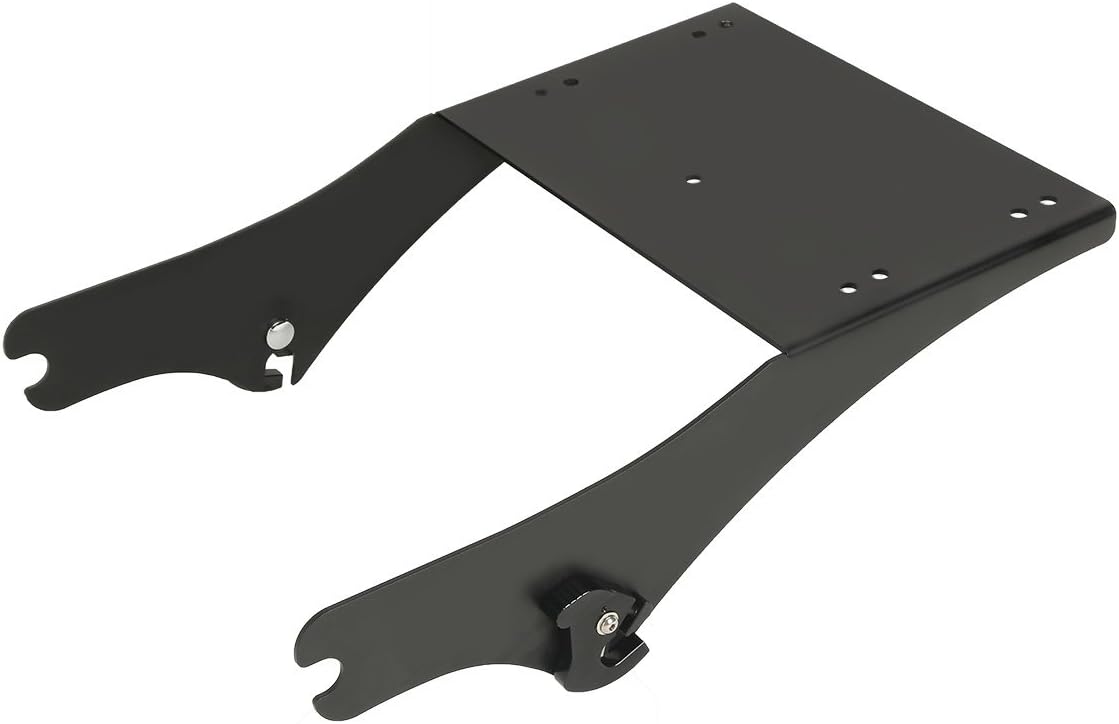 TCT-MOTORPARTS Respaldo de maletero picado, estante superior de montaje para Harley Tour Pak Trunk Touring Electra Glide Road Glide Street Glide