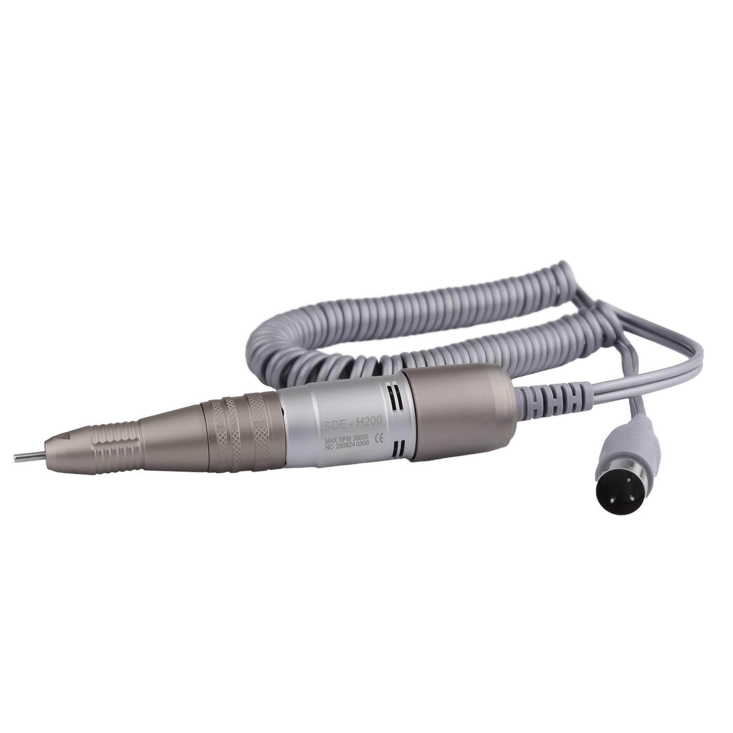 35000RPM Taladro Eléctrico de Arte de Uñas Pluma Mango Amoladora Chuck 0.093 in0.118 in0.118 in0.125 in Herramienta de Pedicura Manicura Accesorios