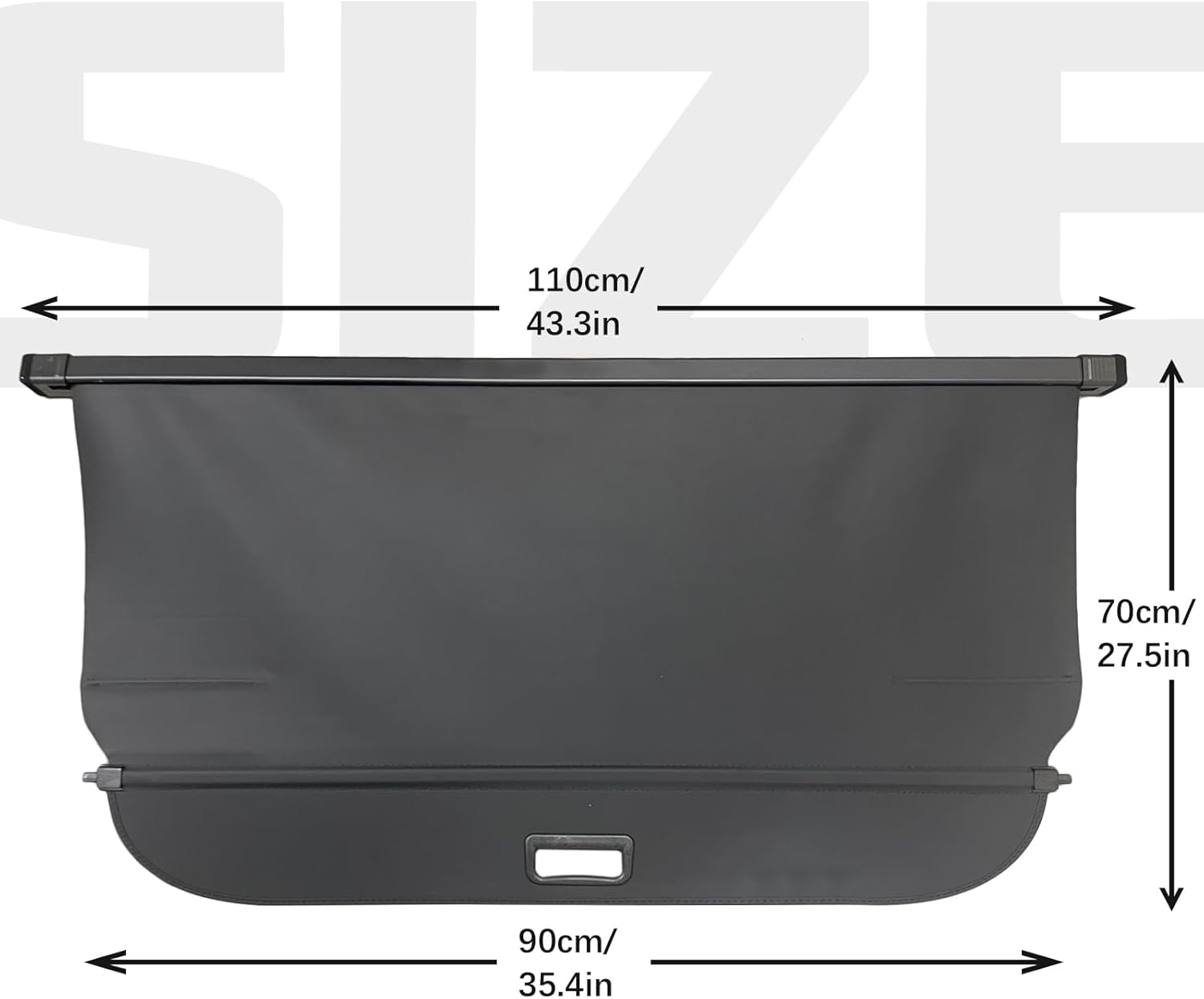 Cubierta de carga para Mazda CX-50 2023 2024, cubierta trasera retráctil mejorada compatible con Mazda CX-50, cubierta de seguridad para maletero,