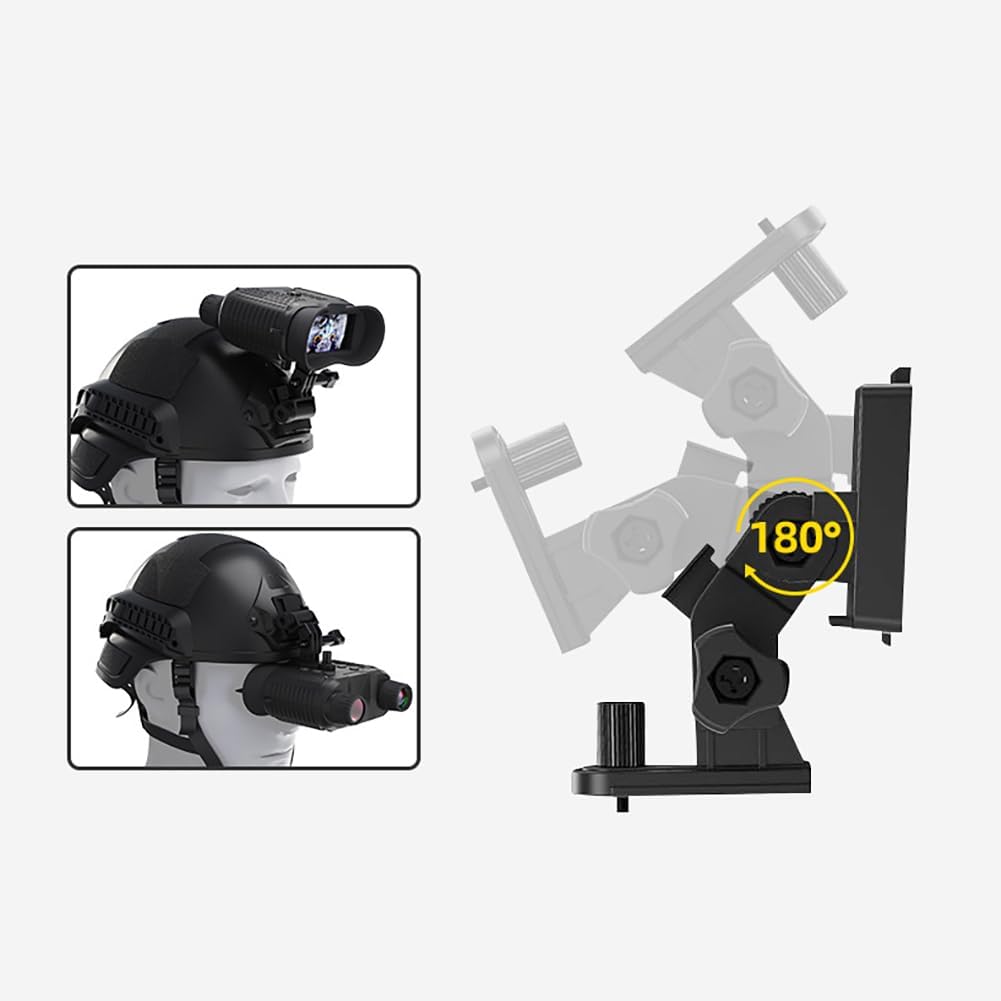 Fuhomtre Soporte de montaje para casco compatible con NV8000 NV8160 NV8300 Soporte de casco sólido ergonómico duradero accesorio para casco para uso