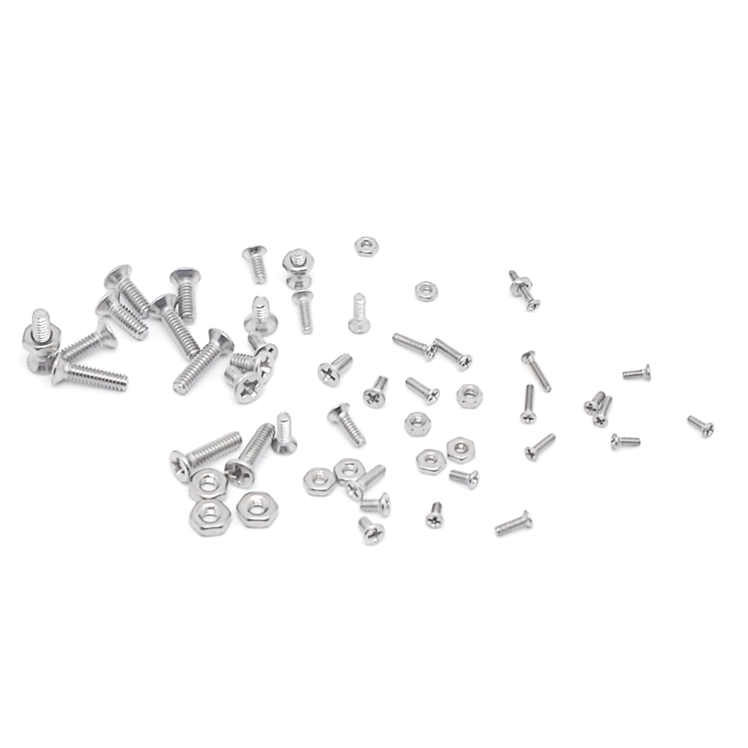 Metric M1 M1.2 M1.4 M1.6 M2 Phillips avellanadocabeza plana de acero inoxidable, kit surtido de tuercas