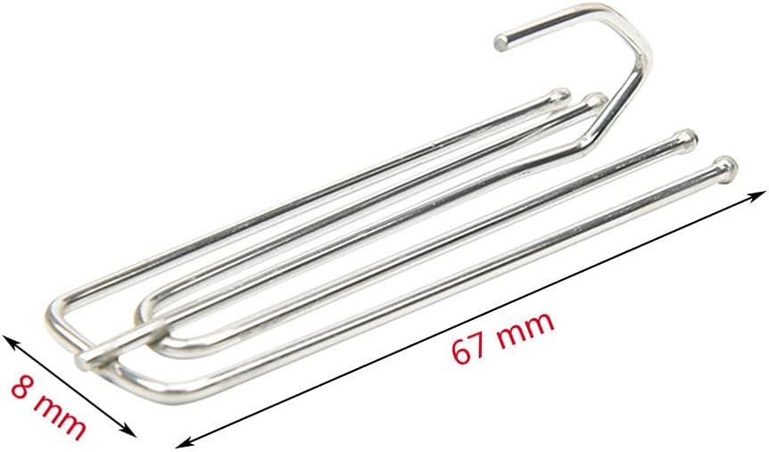 20 ganchos de cortina de metal, 4 puntas para cortinas de ventana, cortina de ducha, cortina de puerta