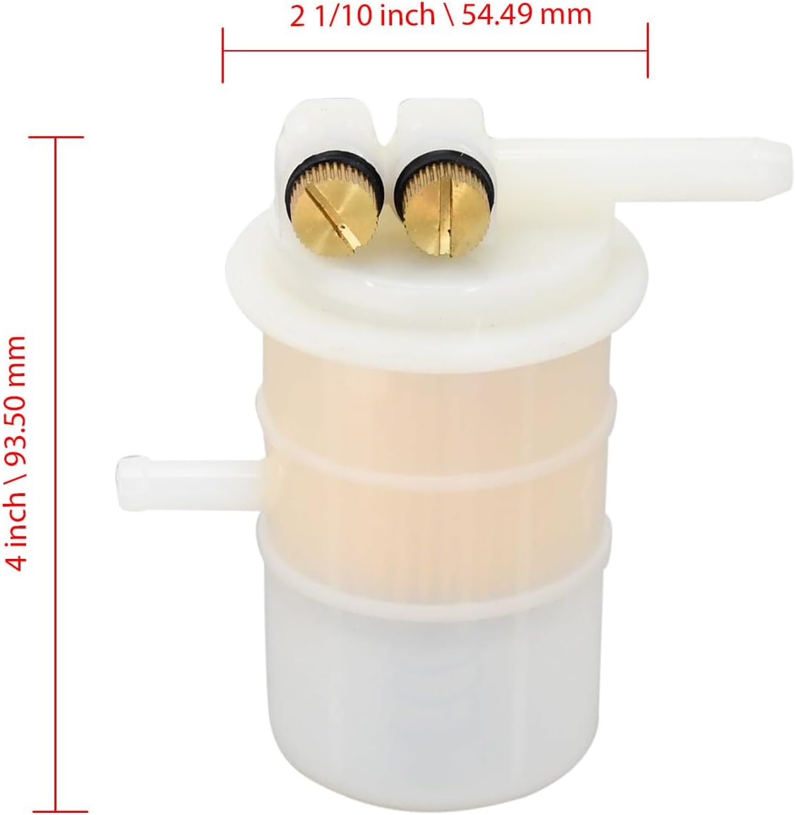Manioiity Filtro de combustible 330510018 RK200 MM435190 MIT113001056 compatible con Mitsubishi Engine S3 S3L S3L2 S4L2 L2E L3E K3D K3B K3E K4C