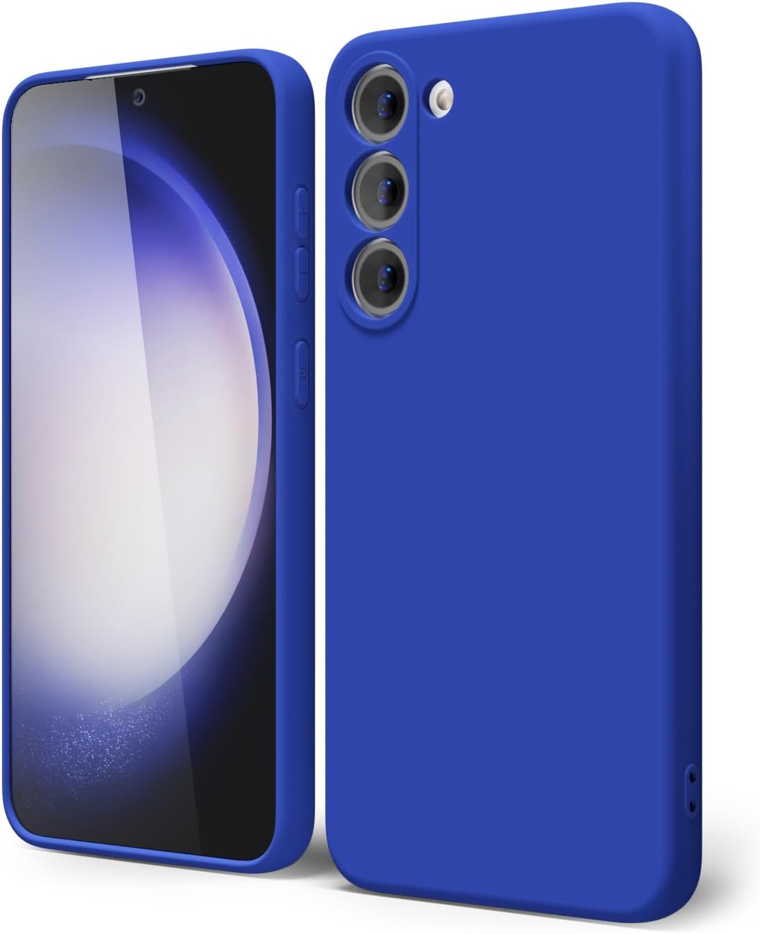 oakxco Funda para teléfono Samsung Galaxy S23 de silicona líquida, bonita funda de gel de TPU suave y delgada para mujeres y niñas, diseño estético,