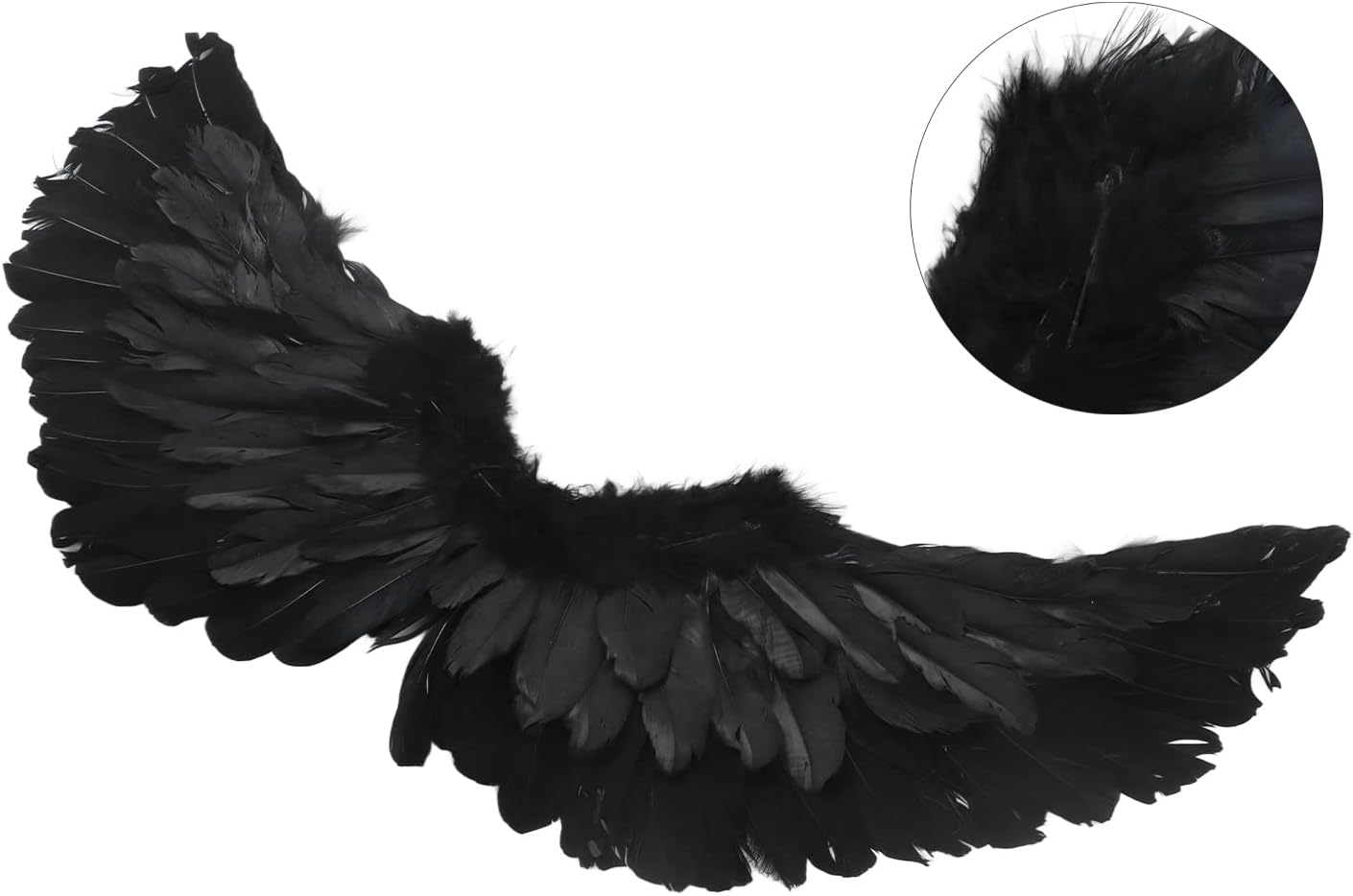 Alas de plumas de ángel, juego de diadema con aureola, decoración de Halloween, decoración de Halloween, diseño de escena, fiesta de baile,