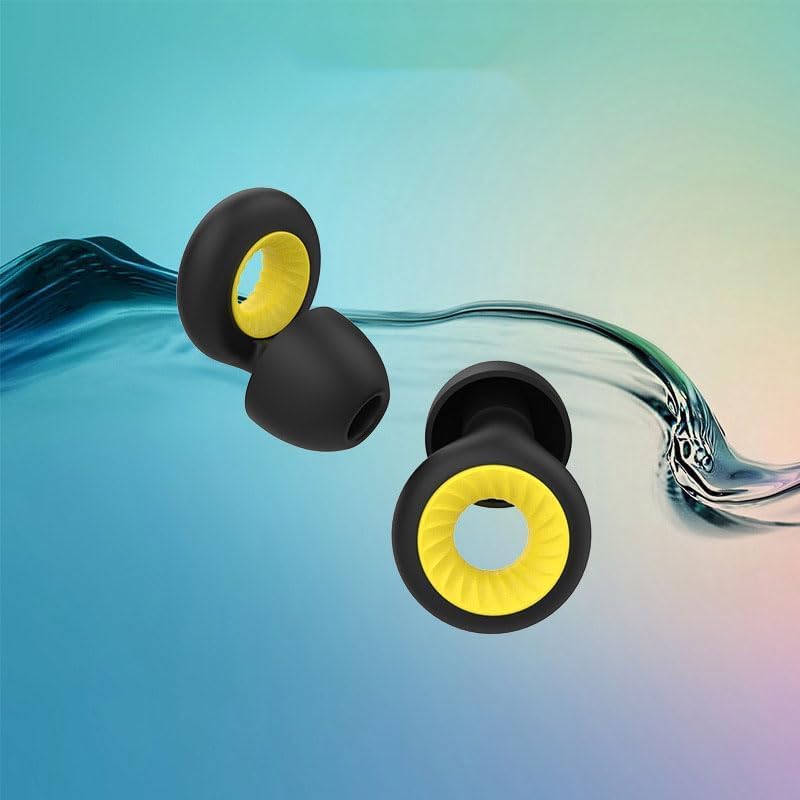 Tapones de silicona reutilizables para reducción de ruido, súper suaves, silenciosos y ayuda a la sensibilidad al ruido, 8 puntas para los oídos en