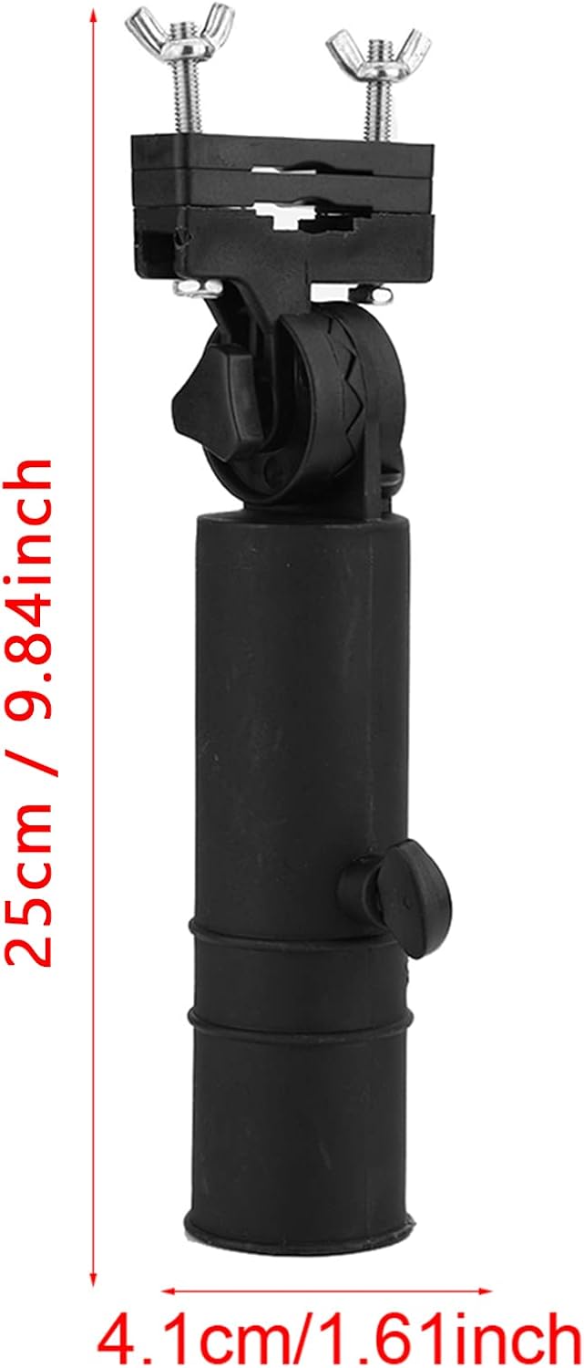Soporte para paraguas de carrito de golf resistente, soporte universal para paraguas de carrito de golf con ángulo ajustable, soporte universal para