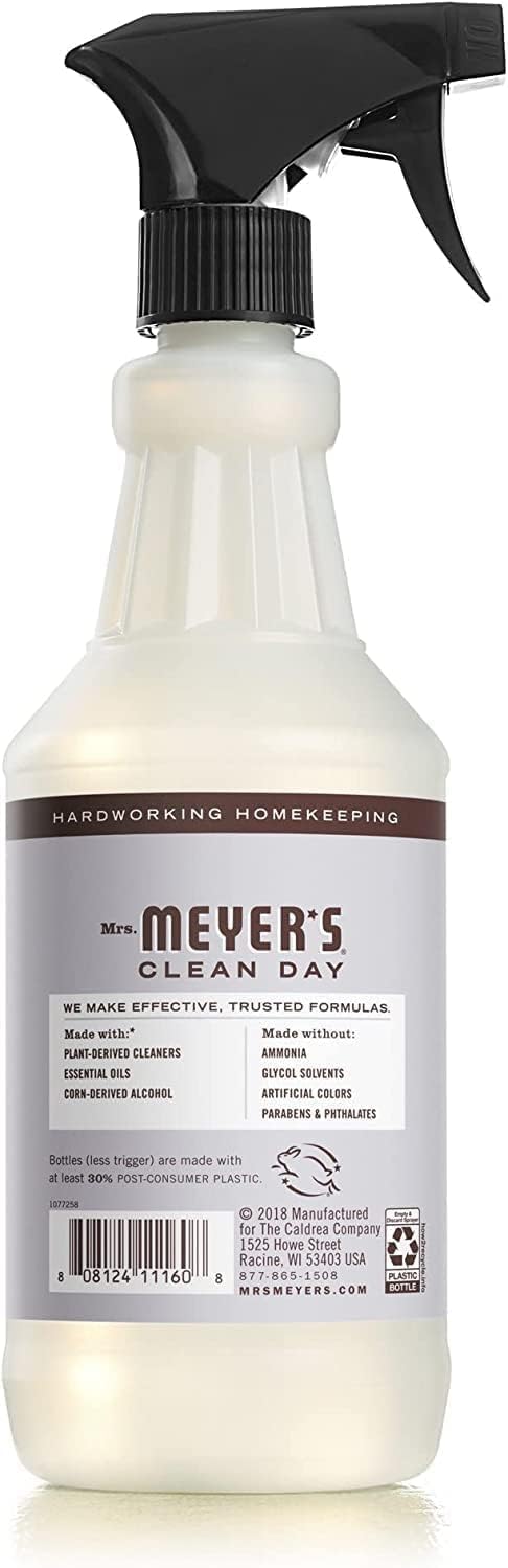 Mrs. Meyer’s Clean Day Spray para ventana, lavanda, botellas de 24 onzas (paquete de 6)