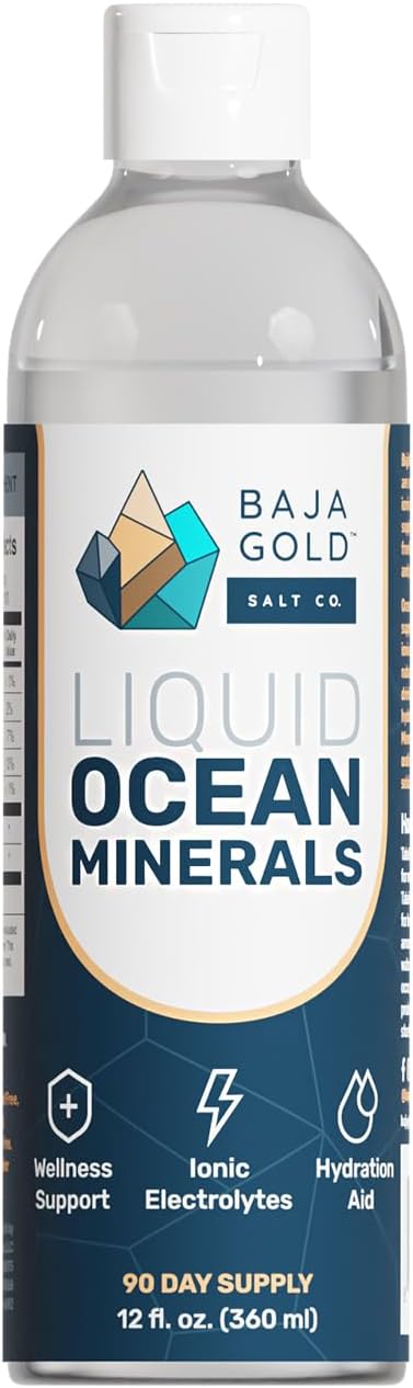 Baja Gold Minerales líquidos oceánicos, 12 onzas líquidas de recarga