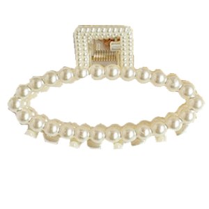 1 pinza geométrica de perlas, clip de cola de caballo para clip de pelo (A) 1 pinza geométrica de perlas, clip de cola de caballo para clip de pelo (A)