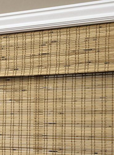 Arlo Blinds – Persianas romanas de bambú, sin cable