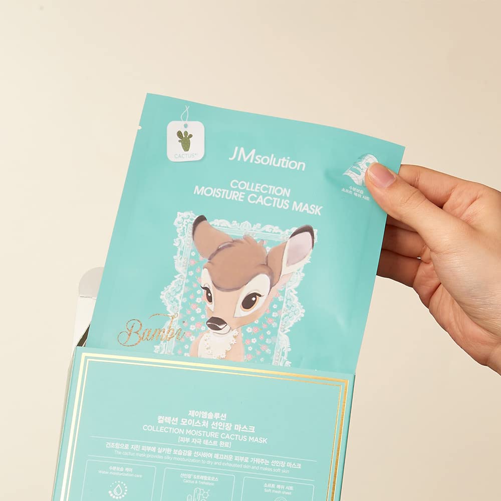 JMsolution Disney Collection – Máscara facial coreana para el cuidado de la piel 10EA