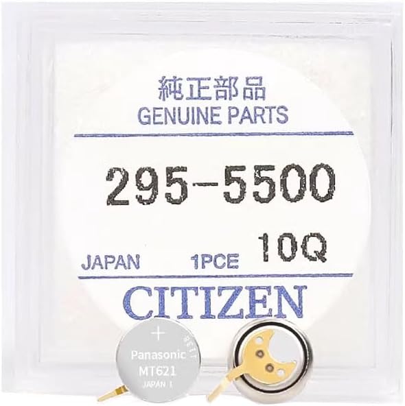 Para Citizen Eco-Drive 295-55295-5500 MT621 condensador de batería recargable sellado