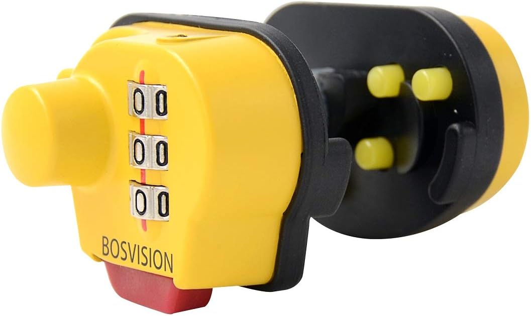 Bosvision Cerradura de pistola de gatillo de combinación de 3 dígitos para pistolas, rifles y pistolas..