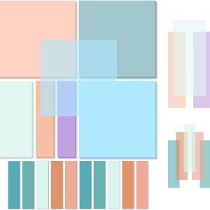 500 hojas de notas adhesivas vintage transparentes de 3 x 3 pulgadas, nota adhesiva transparente impermeable, bloc de notas transparente, pestañas 500 hojas de notas adhesivas vintage transparentes de 3 x 3 pulgadas, nota adhesiva transparente impermeable, bloc de notas transparente, pestañas